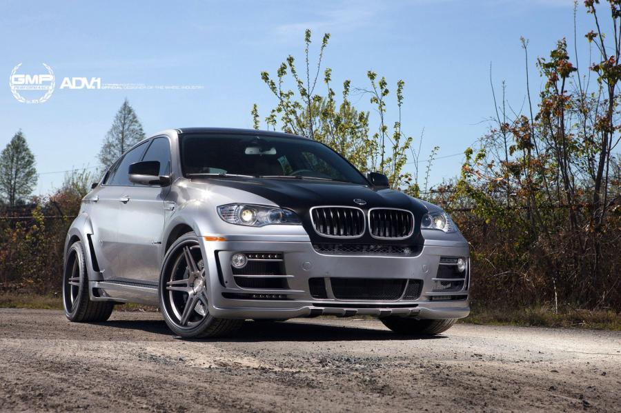 BMW X6 Matte Black by GMP Performance on ADV.1 Wheels (ADV05DC) '2015